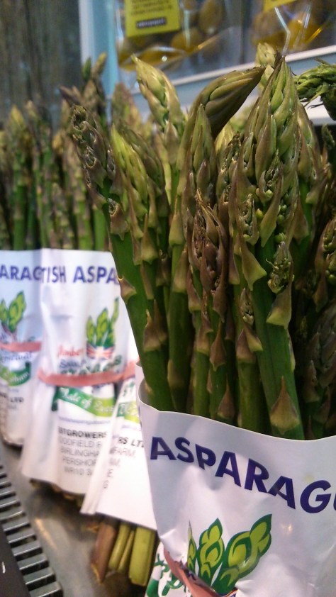 seasonal British asparagus