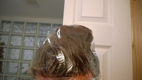 Then you wrap it up in an extremely attractive plastic bag (not so eco friendly but i did keep it for another time)