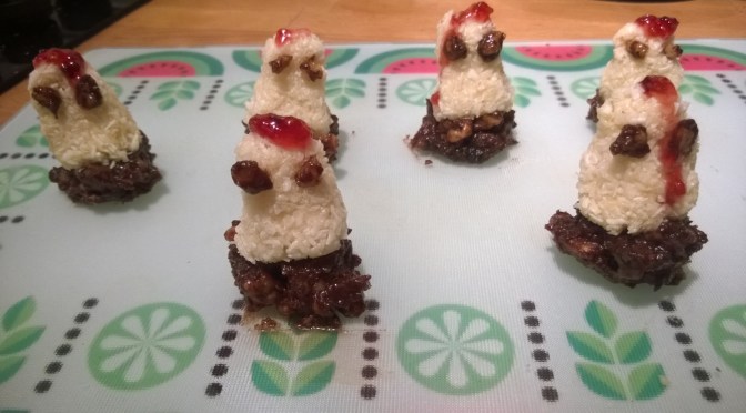 vegan coconut and almond zombie ghouls