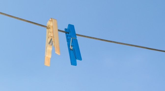 empty washing line