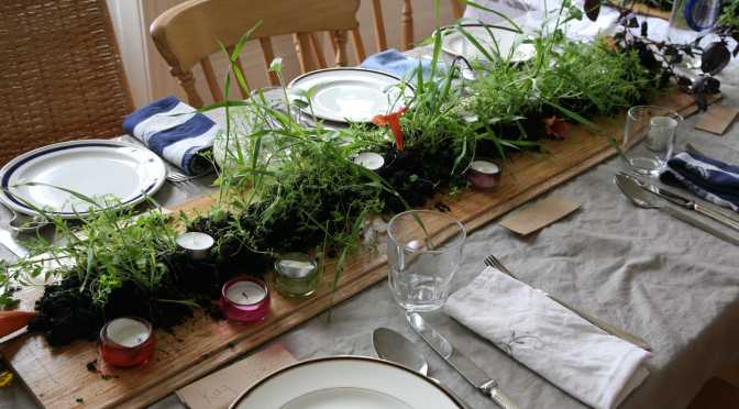 'Living' table centrepiece 2 mr