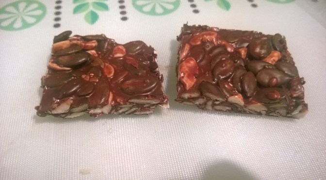 Lazy Vegan Recipe: Spiced Mandarin Chocolate & Seed Thins