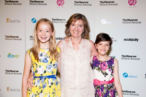 Ecover Young Green Champions Andover Trees United at the Observer Ethical Awards 2015, held at the V&A Museum in London