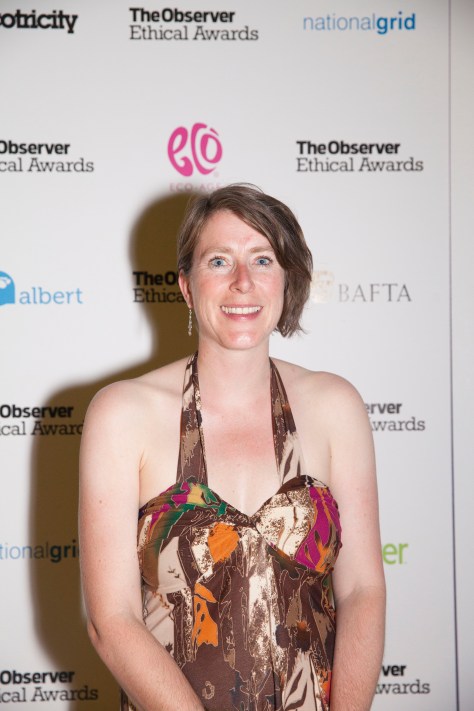 Anna Watson at the Observer Ethical Awards 2015, held at the V&A Museum in London