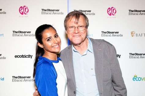 Coronation Street win the Film and Television Award in partnership with Bafta, at the Observer Ethical Awards 2015, held at the V&A Museum