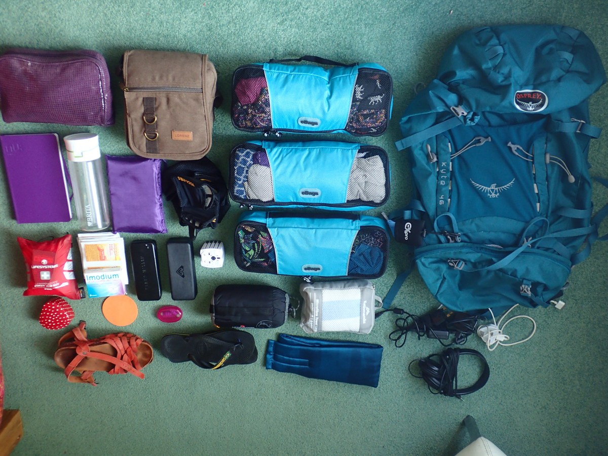 Minimalist Living on the Road: My Backpacking Essentials | A Lazy Girl ...