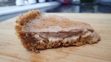 Vegan Chocolate Chai Cheesecake 